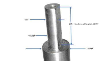 BALDOR 35K315-86 3/4HP, 1725RPM, 3PH, 60HZ, 56CZ, DP, F1291 SHAFT 1.35 x 15.75