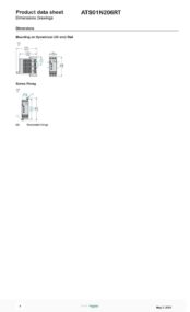 SCHNEIDER ELECTRIC ATS01N206RT soft starter for asynchronous motor