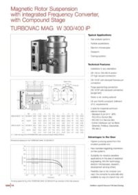 TURBOVAC MAG W 300 iPL Leybold Turbomolecular Pump with Mag.Drive iS