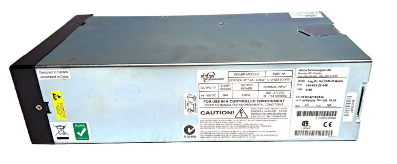 Alpha Cordex HP CXRF HP 48-4KW, 010-623-20-040 PSU Power Supply