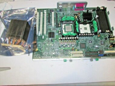 DELL 0T7495 DUAL XEON MOTHERBOARD with 1 CPU + HEATSINK