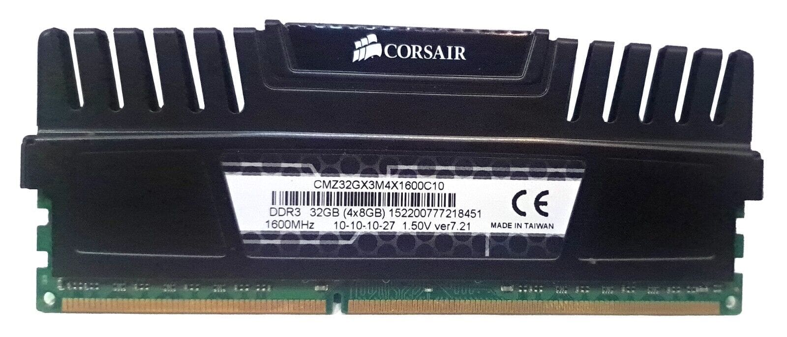 Corsair 8GB cmz32gx3m4x1600c10 Vengeance DDR3 Desktop Ram - ZOMBIE  COMPONENTS