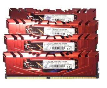 G.SKILL RIPJAWS 4 (32GB 4X8) DDR4-2400 Desktop DRAM F4-2400C15Q-32GRR