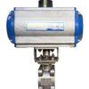 AIR-CON C-DA83 PNEUMATIC ACTUATOR WITH FLO-TITE 1-1/4 STAINLESS BALL VALVE