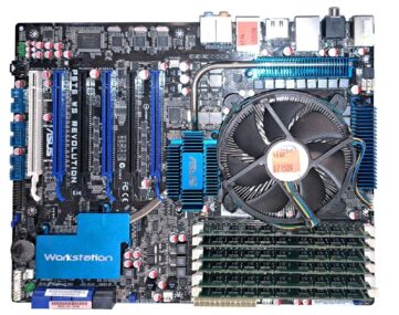 ASUS P6T6 WS REVOLUTION Motherboard +Intel i7-920 +12gb RAM +heat sink and fan