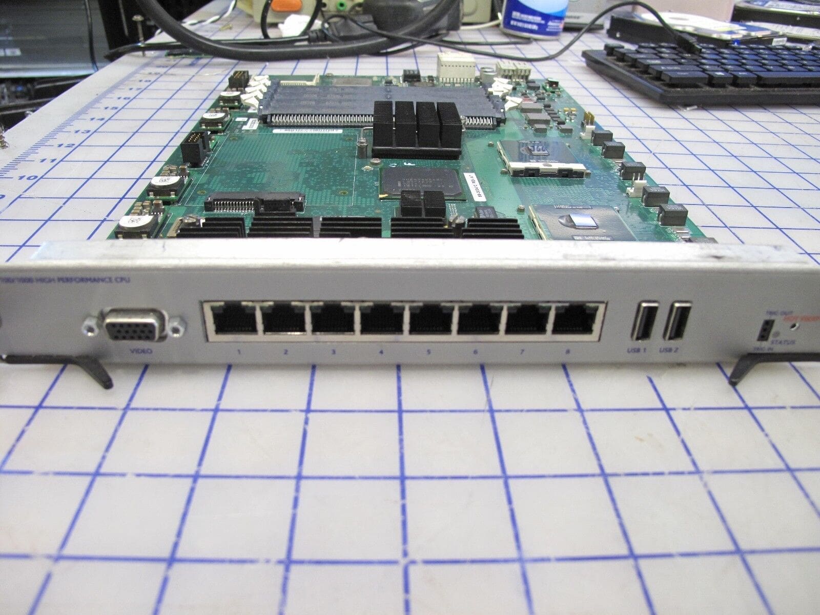 Spirent TestCenter CPU-5001A 8 PORT 10/100/1000 HYPERMETRICS AP TEST MODULE