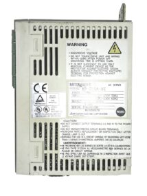 MITSUBISHI ELECTRIC MELSERVO 100W AC SERVO DRIVE MR-C10A-UE