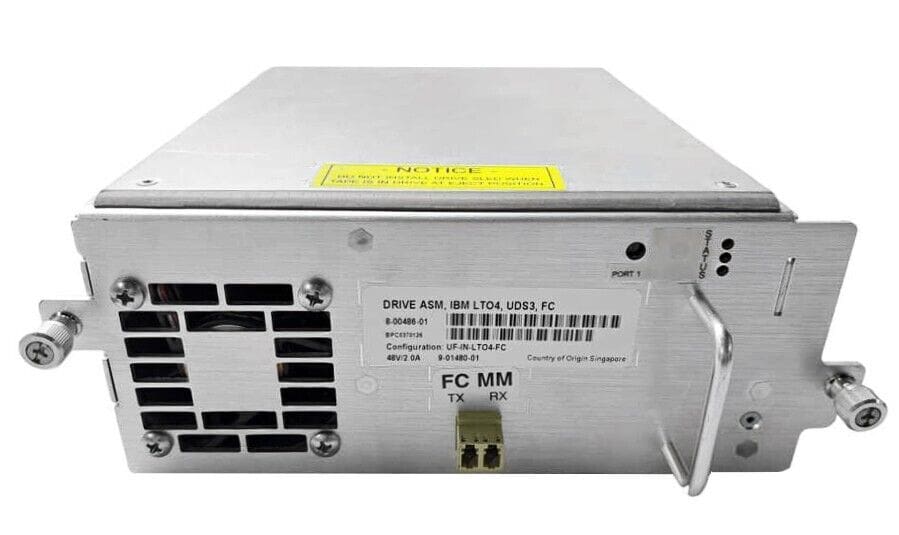 DELL POWERVAULT ML6000 TAPE DRIVE 0WN444 / IBM LTO4 Drive ASM UDS3 FC 8-00491-01