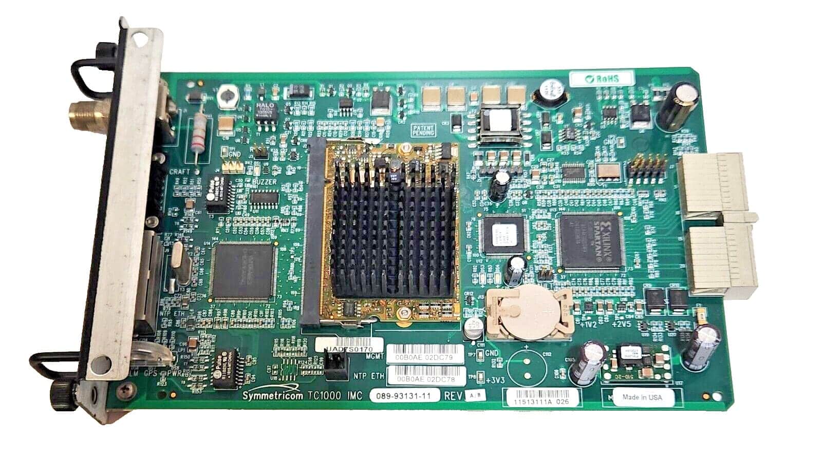 Symmetricom 090-93131-01 TC1000 Time Creator IMC Card
