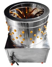 Industrial Poultry Chicken Plucker 1500W Pre-Assembled w/10 Spare Fingers
