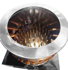 Industrial Poultry Chicken Plucker 1500W Pre-Assembled w/10 Spare Fingers