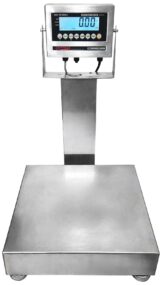 OPTIMA OP-900B SL WASH-DOWN BENCH SCALE w/INTERNAL BATTERY, Stainless Steel NTEP