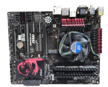 MSI Z87-G45 GAMING Motherboard + Intel Core i5-3570K + 16GB Ram +H/S and Fan