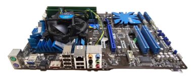 ASUS P7P55D-E LX Motherboard with 3.20 GHz i3-550 + 6GB Ram +H/S and Fan