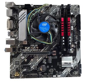 ASUS PRIME B460M-A R2.0 Motherboard + 3.60GHz I3-10100F CPU +16GB Ram +H/S Fan