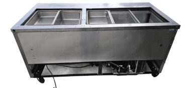 True TSSU-72-30M-B-ST 72" 3-Door Refrigerated Sandwich / Salad Prep Table