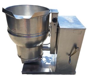 16 Gallon Commercial Floor Style Stainless Steel Steam Kettle 208/240 Vac 3 Ph