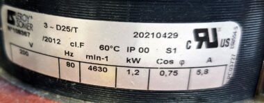 Thermo Scientific Sorvall 20210429 Centrifuge DRIVE MOTOR