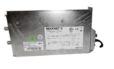 MAXNET II QMP-1218-44PF ATX AMPLIFIER 1.2GHZ RF A/B SWITCH 2WAY SPLTR F CONN