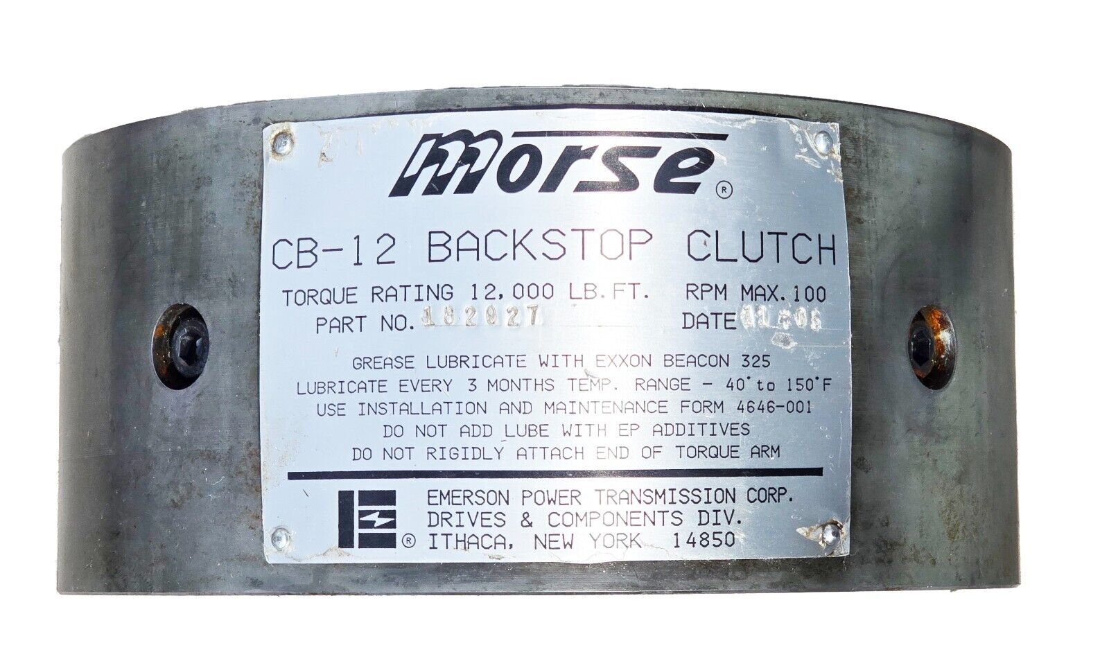 Morse Backstop Clutch CB-12