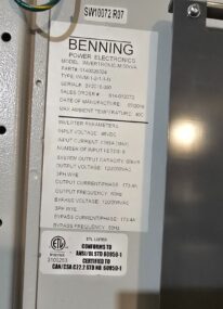BENNING Primary cabinet for Invertronic-M 60kVA Inverter System 6140026324