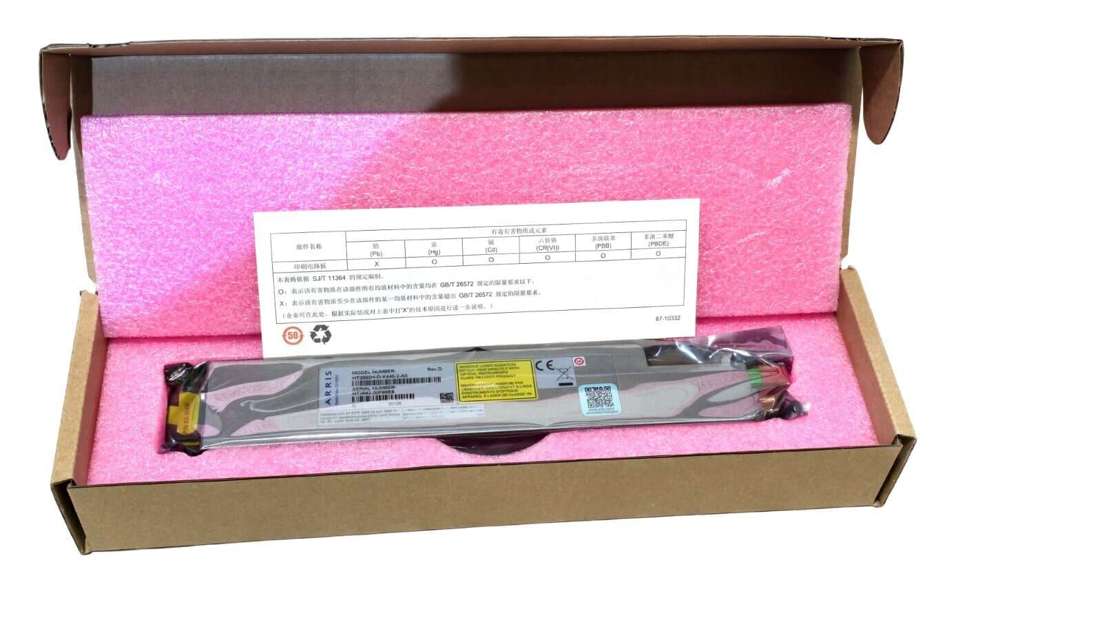 ARRIS HT3562H Dbl‐Density Full Spect DWDM-Transmitter, HT3562H-D-K440-2-AS CH.44
