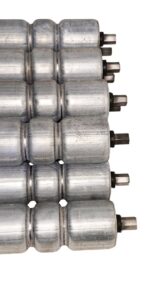LOT of 10 Rollers for Roach MCS belt driven conveyors 1.9" dia x 25.125" Length