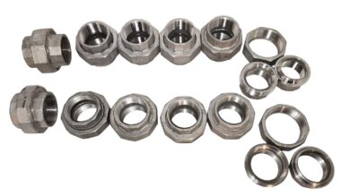 LOT OF 12 2 INCH 304 STAINLESS STEEL CLASS 150 SPLIT COUPLING PIPE UNIONS