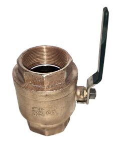 Watts 3" Lead Free Brass Ball Valve 400 WOG 125 WSP