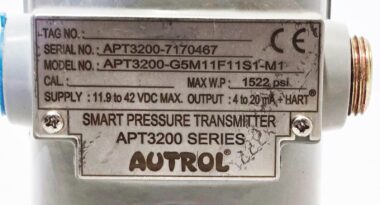 AUTROL SMART Pressure Transmitter, APT3200-G5M11F11S1-MT