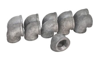 Lot of 11 pieces 2-1/2" 150 Female Threaded (NPT) 90° Elbow Malleable Iron