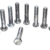 LOT OF 13 EACH 3/4-10 x 3-1/2" Steel/Zinc Hex Cap Screw ASTM A307 GRADE A