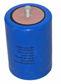 Lot of 4 Cornell Dubilier 550CE1124 1100µF 240VDC Screw Terminal Capacitors