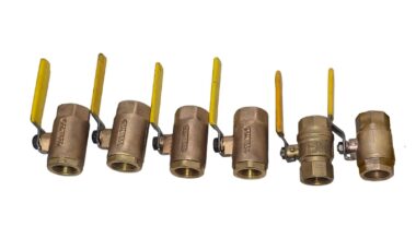 LOT OF 6 EACH 1" BRASS Ball Valve NPT Female Threaded Full Port 600 WOG