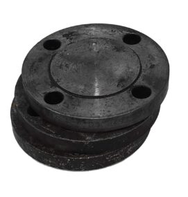 LOT OF 3 STEEL 4 HOLE PIPE CAP FLANGES 2" 150 BLRF B16.5 A105 B497 GARG