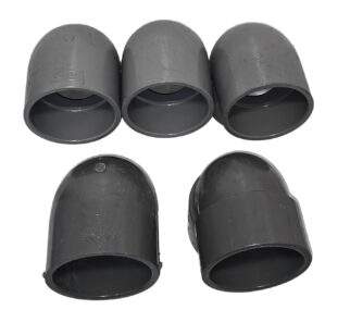 LOT OF 5 EACH Standard 90° Elbow, 4 in, Socket, SCH 80/XH