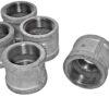 Lot of 5 EACH WARD 2-1/2" FEMALE THREADED COUPLING GALVANIZED Malleable Iron