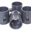 Lot of 4 Spears 801-417 SCH80 PVC Reducing Tee 4x1