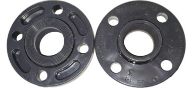 LOT OF 10 Spears 1-1/2" THREADED 150 PSI Flange PVC1 Sch 80, 2-Piece Van Stone