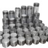 LOT OF 43 EACH 3" NPT GALVANIZED STEEL PIPE NIPPLES