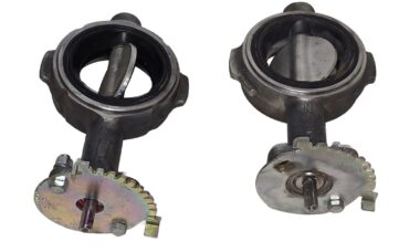 LOT OF 2 NIBCO WD3222 BUTTERFLY VALVE 250PSI 2-1/2" FOR PARTS ONLY.