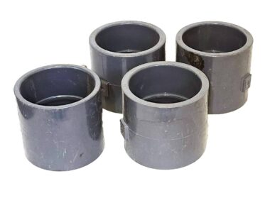 Lot of 4 SLIP FIT 4" SCHEDULE 80 PVCI FEMALE PIPE COUPLINGS