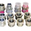 Lot of 12 EACH 1-1/2" to 1" THREADED adapter