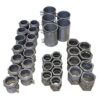 LOT OF 34 EMT COUPLINGS 2", 1-1/2" & 1"