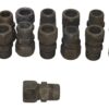 Lot of 14 High Pressure Steel 1" tube OD Compression x 1" Male NPT Connector