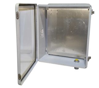 STAHLIN 16 x 14 x 6 Inches Fiberglass Enclosure with Window JW1614HLL
