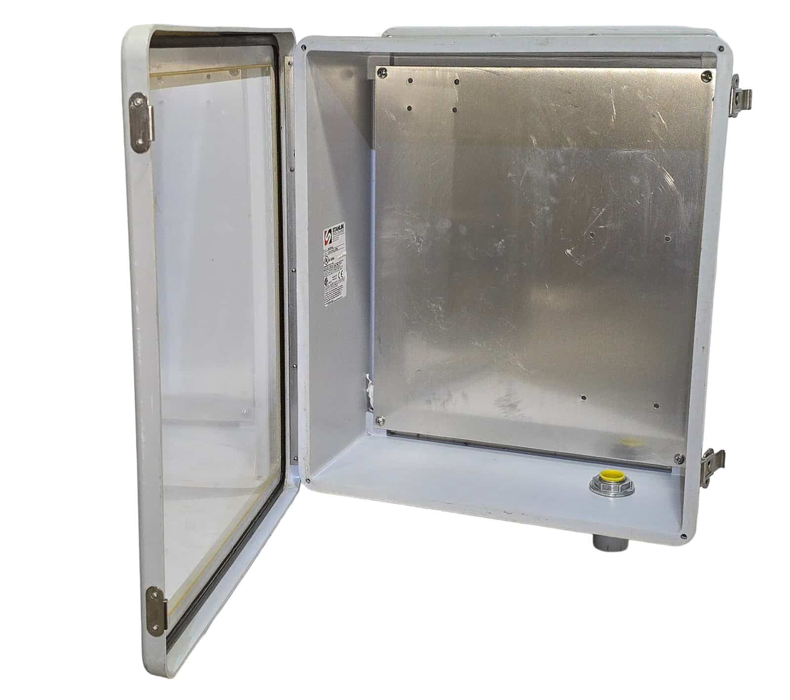 STAHLIN 16 x 14 x 6 Inches Fiberglass Enclosure with Window JW1614HLL