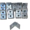 LOT OF 46 PHD Corner Bracket 5112 .240 Thick .560 hole galvanized steel
