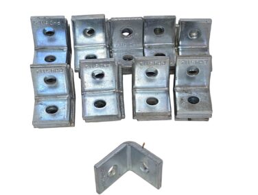 LOT OF 46 PHD Corner Bracket 5112 .240 Thick .560 hole galvanized steel