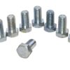 LOT OF 10 EACH 3/4-10 x 1-1/2" Steel/Zinc Hex Cap Screw ASTM A307 GRADE A
